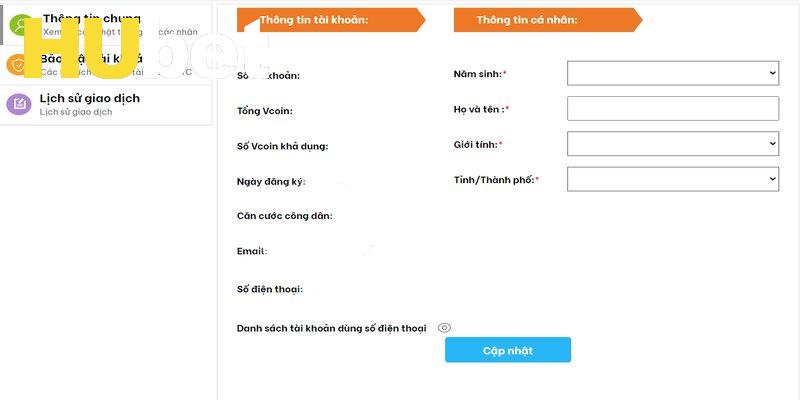 Cách thay đổi thông tin tài khoản đơn giản