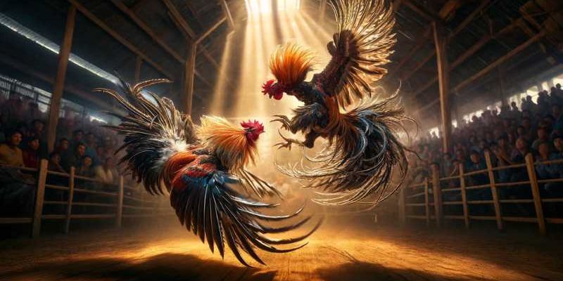 Đá gà cực hấp dẫn tại Hubet